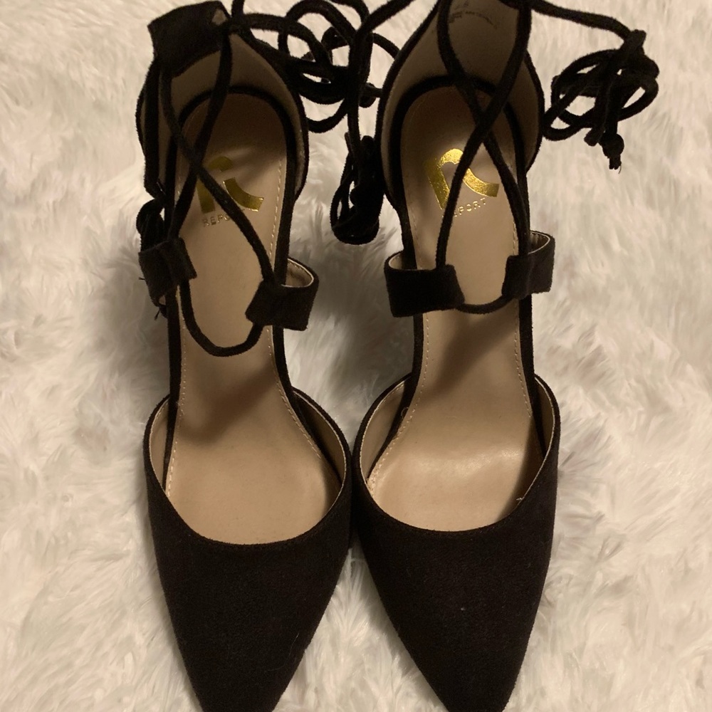 Strapped heels